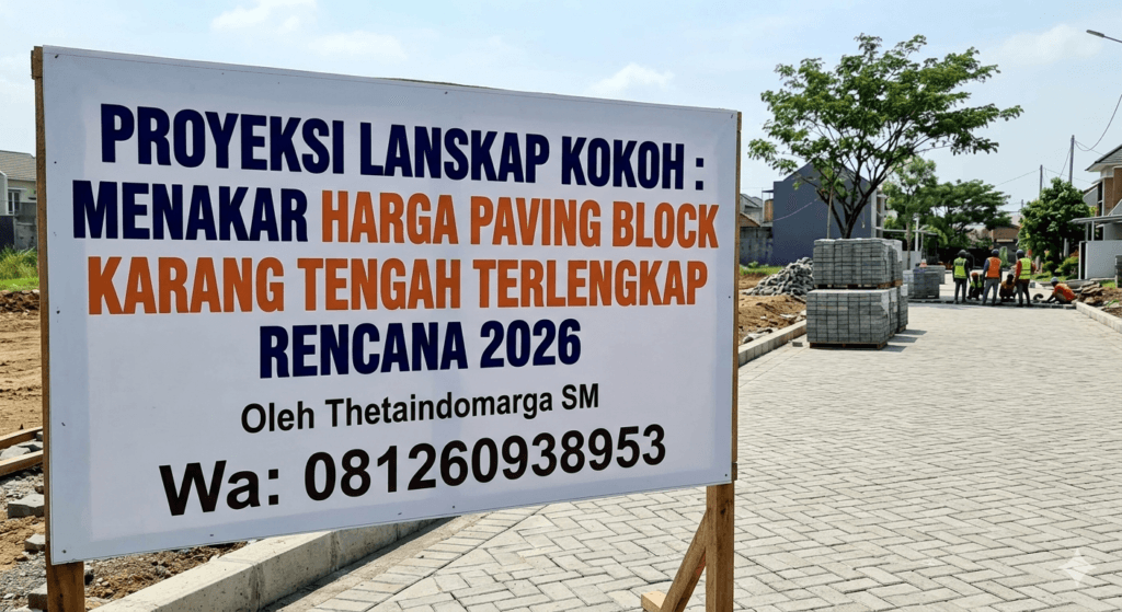 Harga paving block Karang Tengah