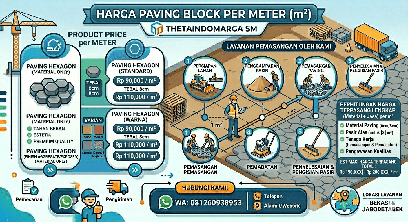 harga paving per meter